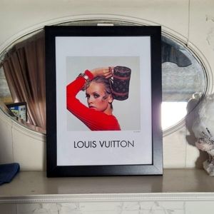 Louis Vuitton Twiggy Framed Print Final Price
